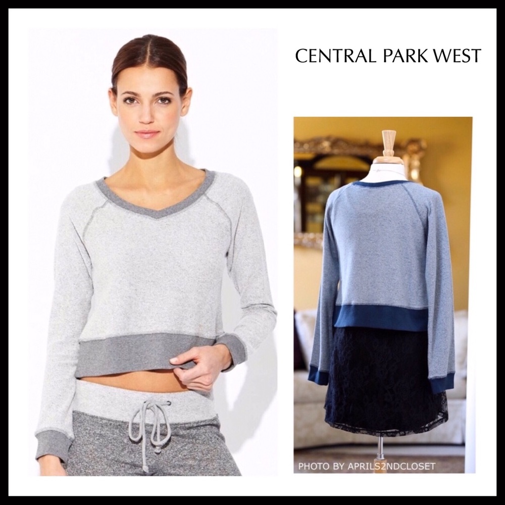 OVERSIZED CROP TOP KNIT ATHLEISURE PULLOVER - Picture 8 of 8